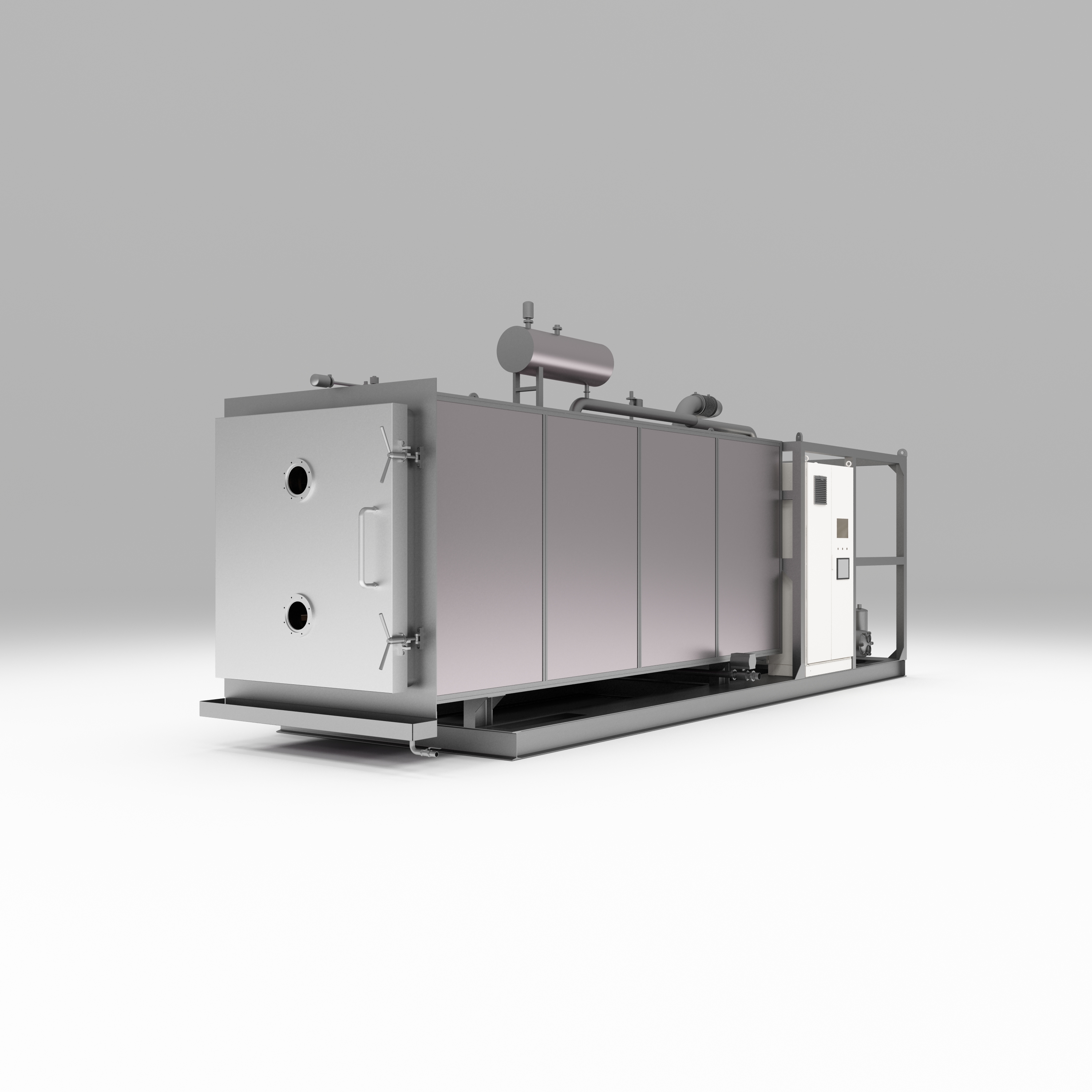 Lyophilisateur haute capacité 400 kg pour ligne de production en usine