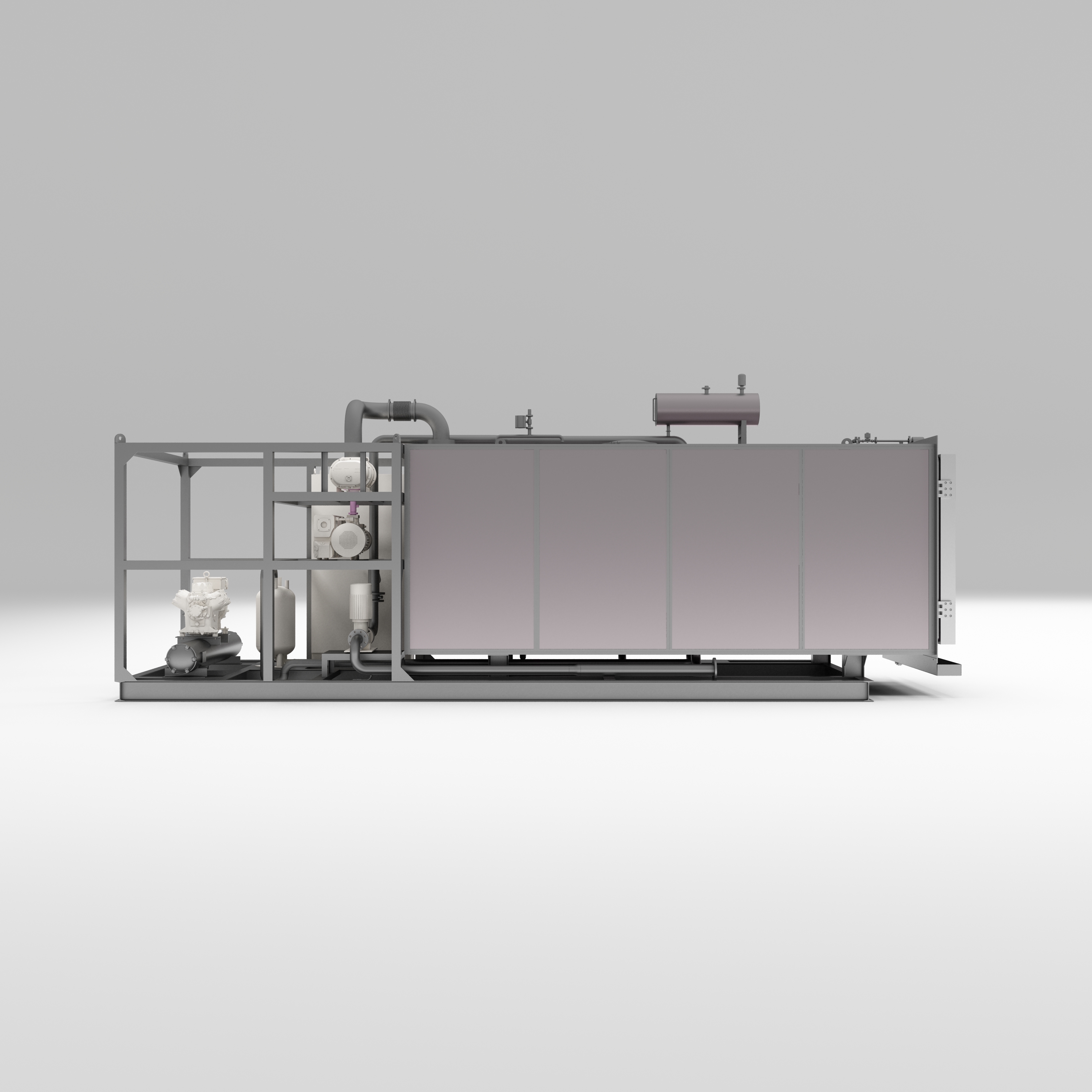 Lyophilisateur sous vide de 30 m² – Équipement de lyophilisation en usine